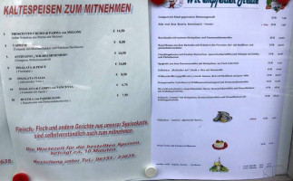 Wilhelminenhof Inh. Falcone Luigi menu