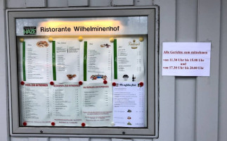 Wilhelminenhof Inh. Falcone Luigi menu