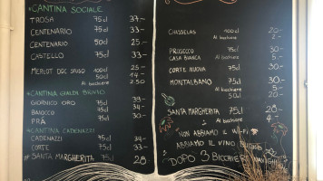 Osteria Santa Margherita menu