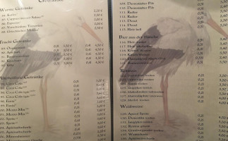 Zum Storchen menu