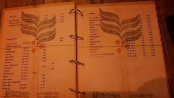 El Capo menu