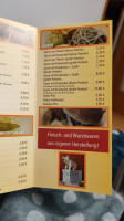 Fleischermeister Grill menu