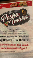 Pasha`s Kebap Point menu