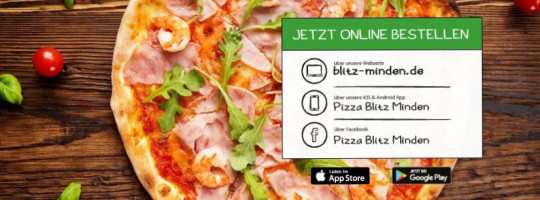 Pizza Blitz Bringdienst IKS Gastronomie food