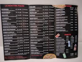 Pizzaland menu