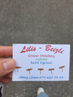 Lilis Beizli Grosser Mittelberg food
