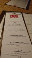Remo's Restaurant menu
