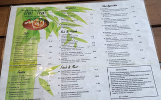 Thai Thai Asia Bistro menu
