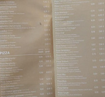 Pizza Elida menu