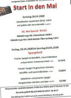 Landgasthof Adler menu