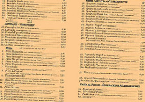 Pizzeria Vesuvio In Blaibach menu