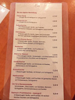 Cafehaus Marimar menu