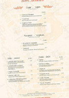 Antonella menu