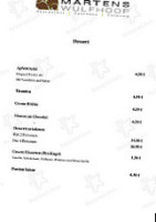 Martens-Wulfhoop menu