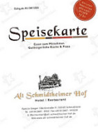 Alt Schmidtheimer Hof menu