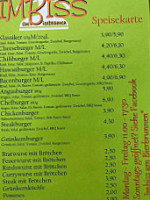 Bierbrunnen menu