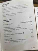 Café LIVRES menu