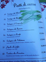 La Campanella menu