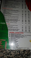 Pizzeria Celeste menu