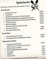 Waldcafe Faller menu
