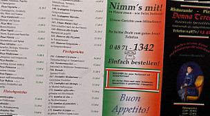 Pizzeria Ristorante Donna Teresa menu
