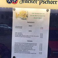 Johann Saxenhammer Gaststätte menu