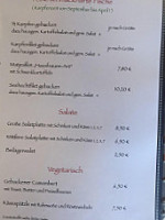 Gasthaus Schober menu