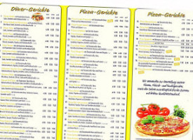 Pizzeria Alanya menu