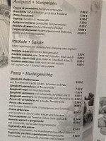 Trattoria Mediterranea menu