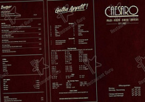 Caesaro Pizza-Döner-Service menu