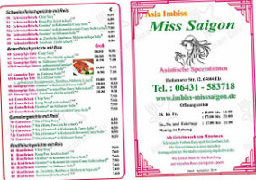 Imbiss Miss Saigon Minh Chau menu