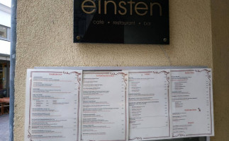 Einstein menu