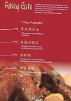 China Restaurant Wang menu
