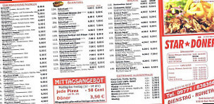 Mardin Bistro Grill Döner und Pizza menu
