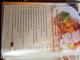 Panda- Palast menu