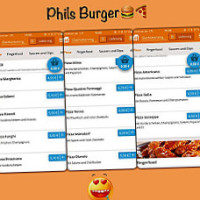 Phils' Burger inside