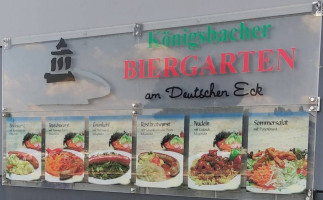Konigsbacher Biergarten am Deutschen Eck food