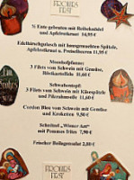 Gaststatte Mooshof menu
