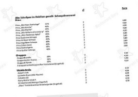 Landgasthof Hirschen menu