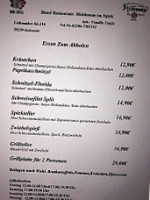 Hiddemann menu