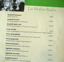 Susanna's Trattoria e Pizzeria menu