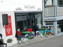 Kafisatz Kaffeebar/Bucher outside