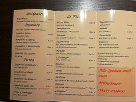 Eiscafe Tre Scalini menu