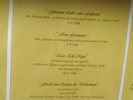 Burghotel - Am Inselsee - Zur Grenzburg menu