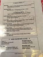 Boogie's BBQ menu