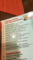 Mosel Grill menu
