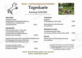 Landgasthof Kollerhof menu