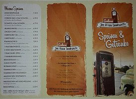 Gasthaus Zur Alten Tankstelle menu