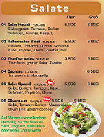 La Fortuna menu