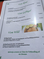 Waldseehotel Frenz menu